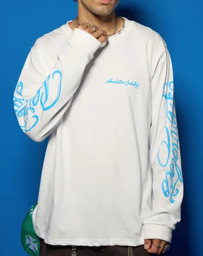 Longsleeve Ornamental Blue